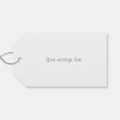 5e Bruiloft Jubileum houten hart cadeau label Cadeaulabel (Achterkant Horizontaal)