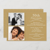 5e bruiloft Jubileum Uitnodiging (Voorkant / Achterkant)