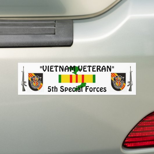 5e bumpersticker voor speciale krachten (Op auto)