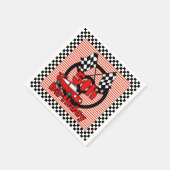 5e Car Racing Birthday Paper Napkins Servetten (Hoek)