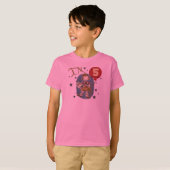 5e Cowgirl Birthday T-shirt (Voorkant volledig)