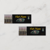 5e flash groene berets speciale krachten bookmarke mini visitekaartje (Voorkant / Achterkant)