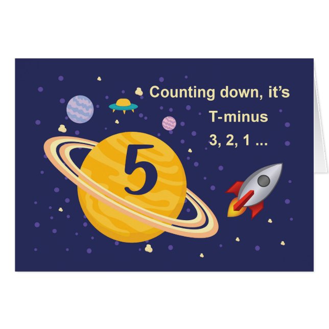 5e geboortecentrales in de buitenruimte met rakett (Voorkant Horizontaal)