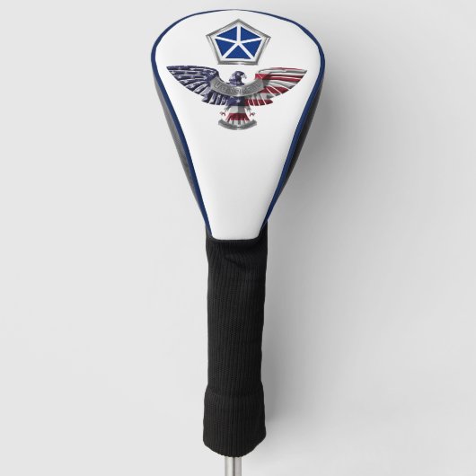 5e Gepantserde Corps Adelaar met Patch Golfheadcover (Voorkant)