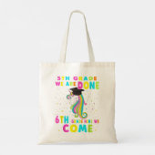 5e graad Afstuderen Magical Unicorn 543 Tote Bag (Achterkant)
