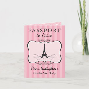 5e graad Afstuderen Pary Paris paspoort