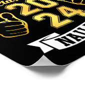 5e graad CL van 2024 genageld het Afstuderen Poster (Hoek)