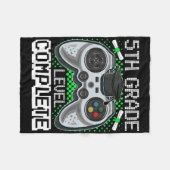 5e graad Complete gamer 5e graad Graduatio Fleece Deken (Voorkant (Horizontaal))