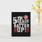 5e graad eerste dag van de vijfde klas van de scho kaart (Gele Bloem)