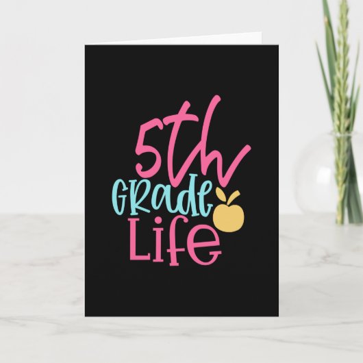 5e graad in leven kaart (Voorkant)