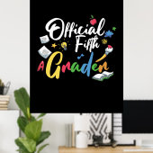 5e graad leraar ambtenaar vijfde rang poster (Thuiskantoor)