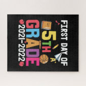 5e graad leraar eerste dag vijfde graad legpuzzel (Horizontaal)