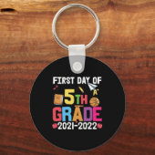 5e graad leraar eerste dag vijfde graad sleutelhanger (Voorkant)