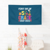 5e graad leraar eerste dag vijfde graad spandoek (Insitu)