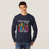 5e graad leraar eerste dag vijfde graad t-shirt (Voorkant volledig)
