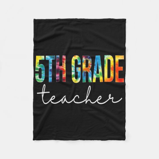 5e graad leraar fleece deken (Voorkant)