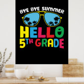 5e graad leraar Hallo 5e graad Poster (Keuken)