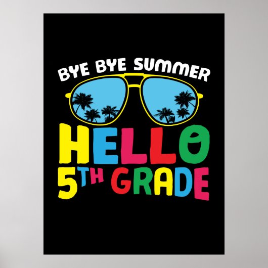5e graad leraar Hallo 5e graad Poster (Voorkant)