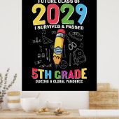 5e graad leraar in de vijfde klas tijdens een were poster (Keuken)