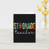 5e graad leraar kaart (Gele Bloem)