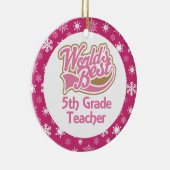5e graad leraar versier keramisch ornament (Rechts)