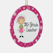 5e graad leraar versier keramisch ornament (Rechts)