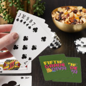 5e graad leraar vijfde graad diva pokerkaarten (Insitu)