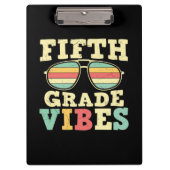5e graad leraar vijfde graad vibes klembord (Voorkant)