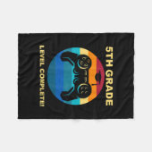 5e graad school Complete Afstuderen gamer Fleece Deken (Voorkant (Horizontaal))