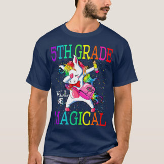 5e graad zal een magische unicorn zijn die weer na t-shirt