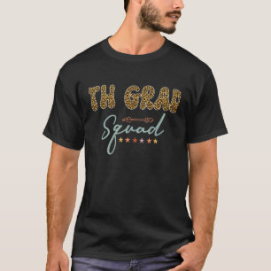 5e Grade Squad leopard patroon retro team T-shirt
