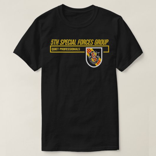5e groep speciale strijdkrachten (5e SFG) T-shirt (Design voorkant)