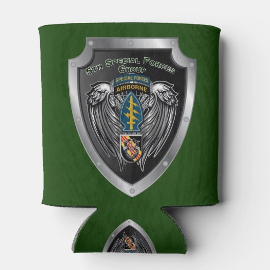 5e groep speciale strijdkrachten (luchtvervoer) blikjeskoeler (Achterkant)