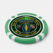 5e groep speciale strijdkrachten poker chips (Enkel)