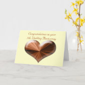 5e huwelijksjubileum wenskaart met tekst kaart (Gele Bloem)