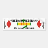 5e Inf Division Bumpersticker (Voorkant)