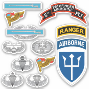 5e INF Platoon (Pathfinder) - Knipschroeven op maa Sticker