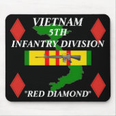 5e infanterie Vietnam Mousepad 2/b Muismat (Voorkant)