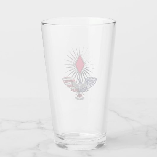 5e infanteriedivisie Gepersonaliseerd Eagle Glas (Achterkant)