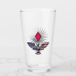 5e infanteriedivisie Gepersonaliseerd Eagle Glas