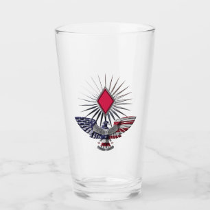 5e infanteriedivisie Gepersonaliseerd Eagle Glas