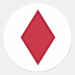 5e Infanteriedivisie Insignia Patch Ronde Sticker