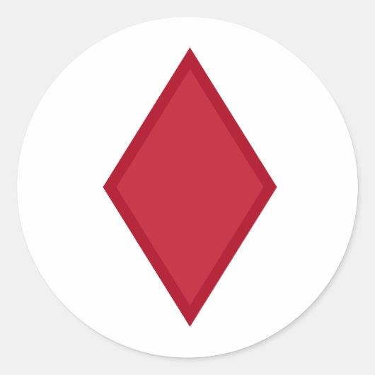 5e Infanteriedivisie Insignia Patch Ronde Sticker (Voorkant)