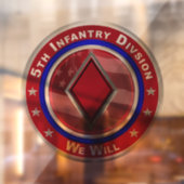 5e infanteriedivisie raamsticker (Vel 2)