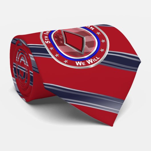 5e infanteriedivisie stropdas (Opgerold)