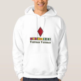 5e infanteriedivisie Vietnam Veteraan Hoodie