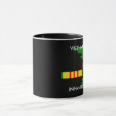 5e infanteriedivisie Vietnam Veteran Coffee Mugs Mok (Midden)