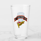 5e InfanteriePlaton (Pathfinder) Beer Glass Glas (Voorkant)