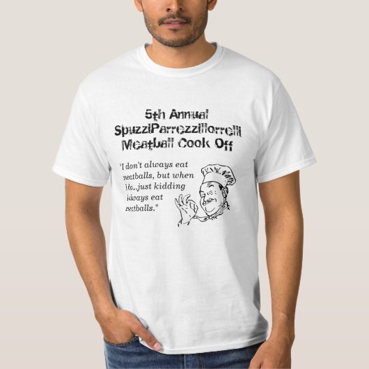 5e jaarlijks spuzziParrezzillorrelli-shirt T-shirt (Voorkant)