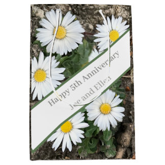 5e Jubileum, bewerkbaar Medium Cadeauzakje